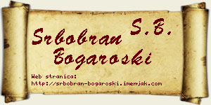Srbobran Bogaroški vizit kartica